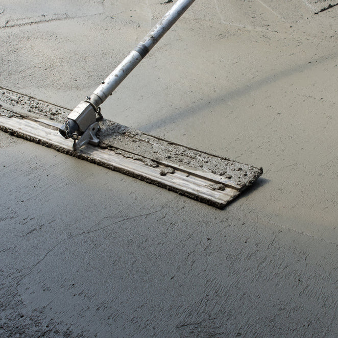 Trowel vs. float finish concrete.