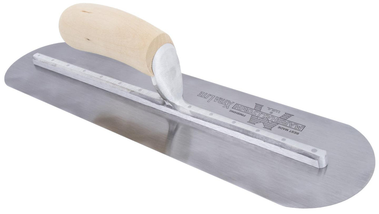 4" x 18" Full Round Cement Trowel