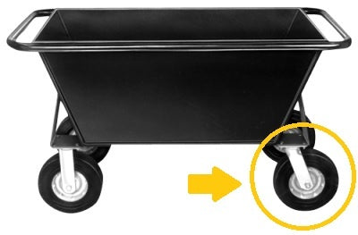 Mortar Tub Swivel Caster