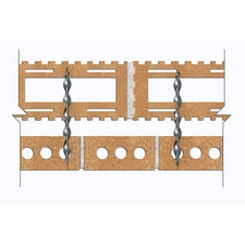 Spira-Lok Helical Wall Tie System, 8mm x 6"